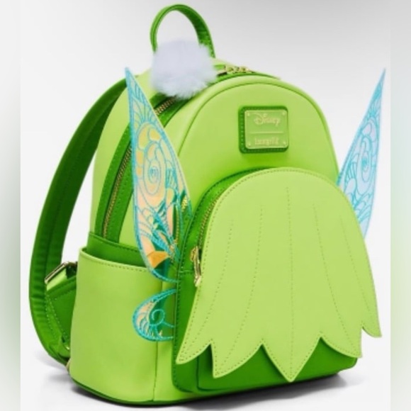 Loungefly Disney Peter Pan Tinker Bell Figural Mini Backpack - Picture 2 of 4